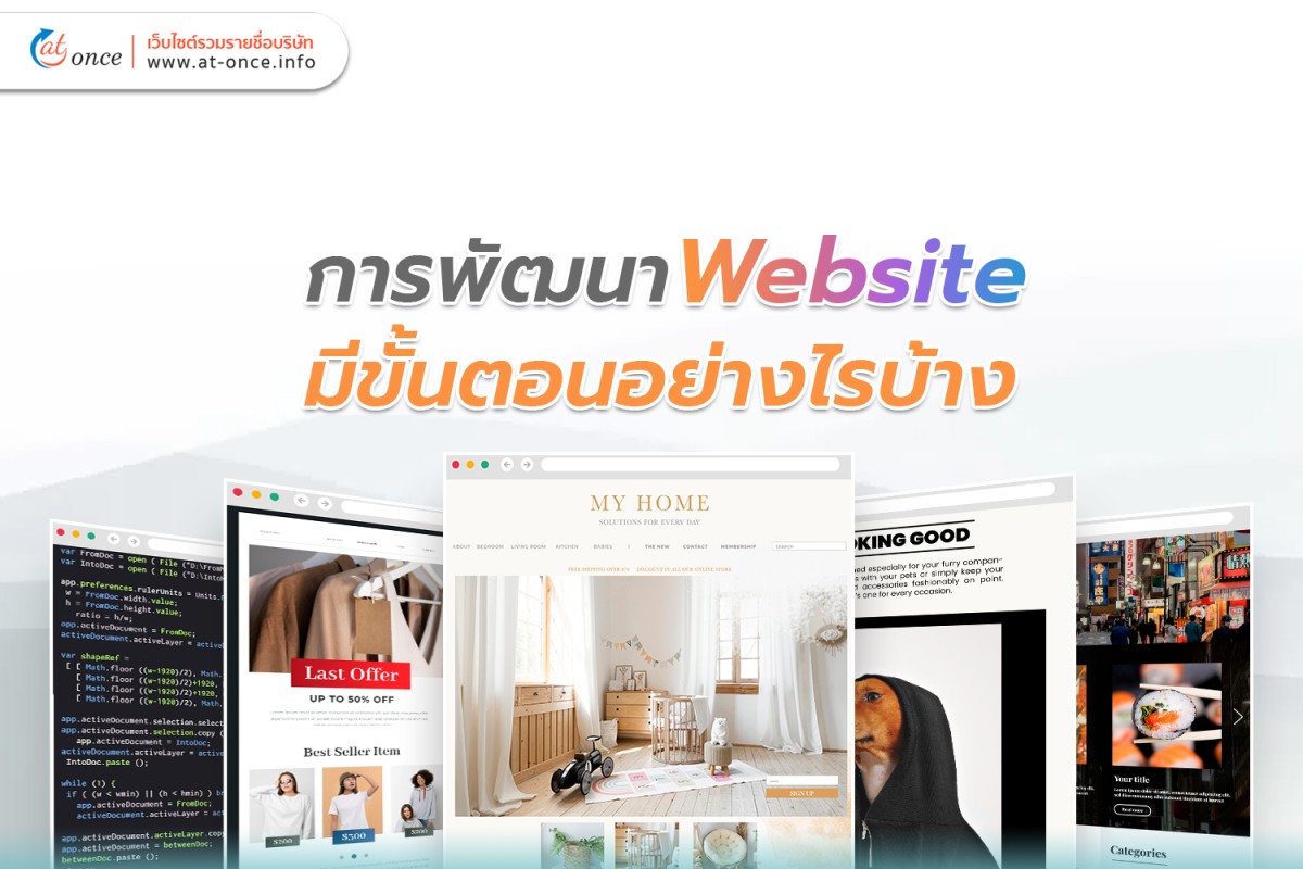 การพัฒนา Website มีขั้นตอนอย่างไรบ้าง