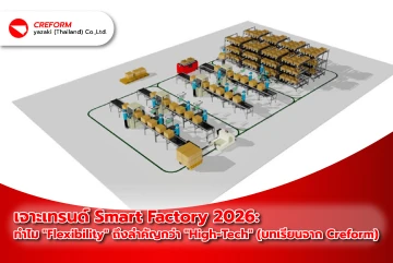 เจาะเทรนด์ Smart Factory 2026: ทำไม "Flexibility" ถึงสำคัญกว่า "High-Tech" (บทเรียนจาก Creform)