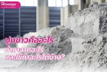 ปูนขาวคืออะไร ทำมาจากอะไร และใช้ทำอะไรได้บ้าง ?