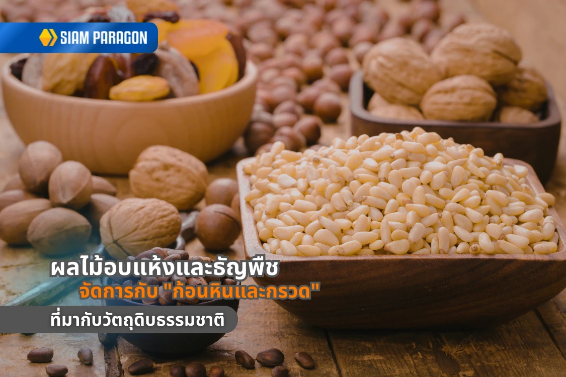 ผลไม้อบแห้งและธัญพืช: จัดการกับ "ก้อนหินและกรวด" ที่มากับวัตถุดิบธรรมชาติ