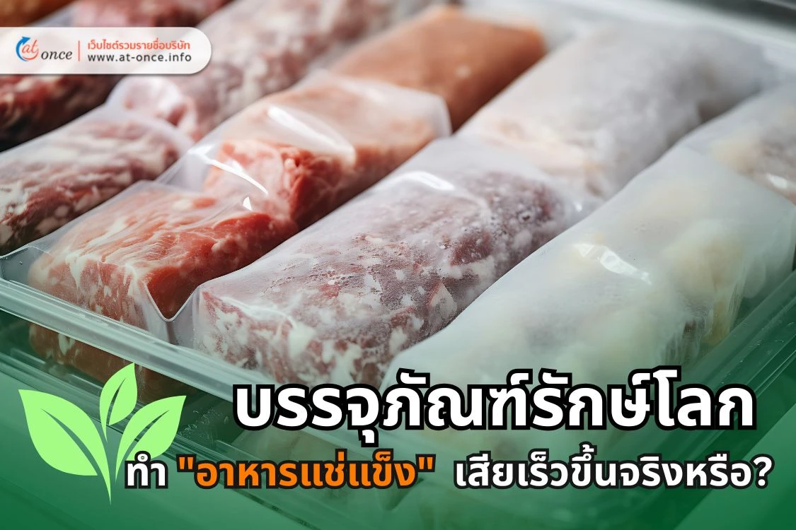 บรรจุภัณฑ์รักษ์โลกทำ "อาหารแช่แข็ง" เสียเร็วขึ้นจริงหรือ? เจาะลึกทางรอดเรื่อง Shelf Life และ Freezer Burn สำหรับโรงงานอุตสาหกรรม