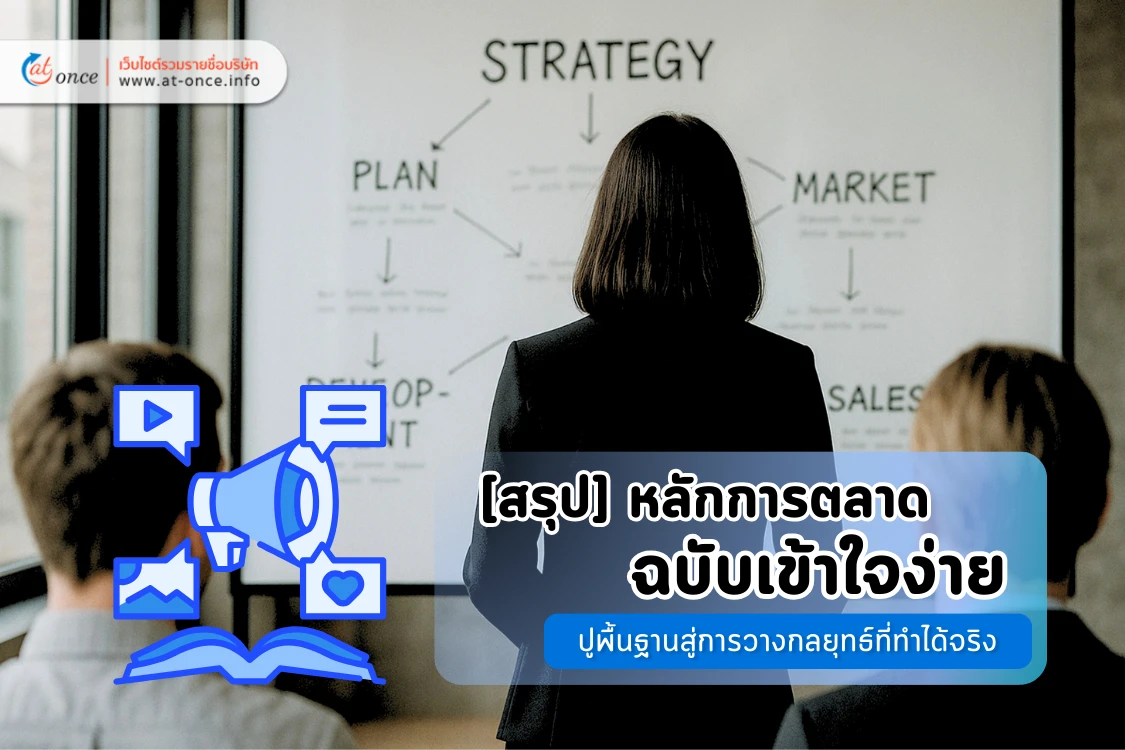 [สรุป] หลักการตลาดฉบับเข้าใจง่าย: ปูพื้นฐานสู่การวางกลยุทธ์ที่ทำได้จริง