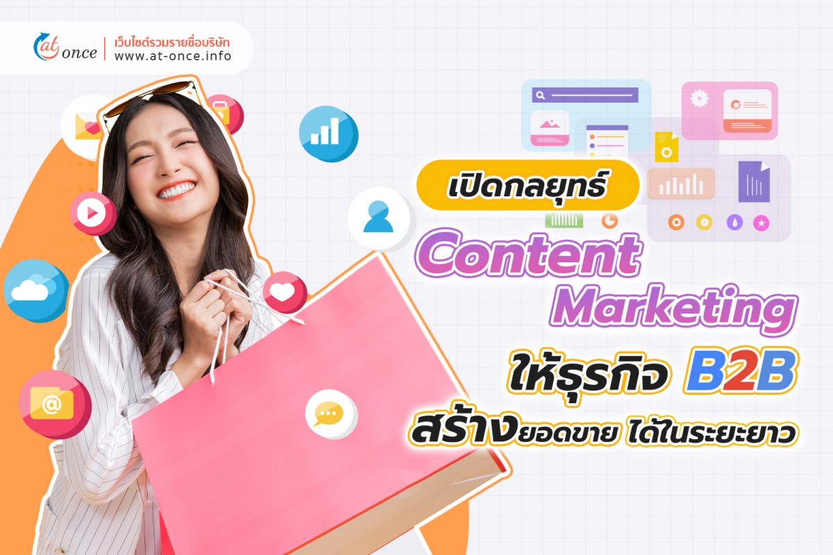 เปิดกลยุทธ์ Content Marketing ให้ธุรกิจ B2B สร้างยอดขายได้ในระยะยาว