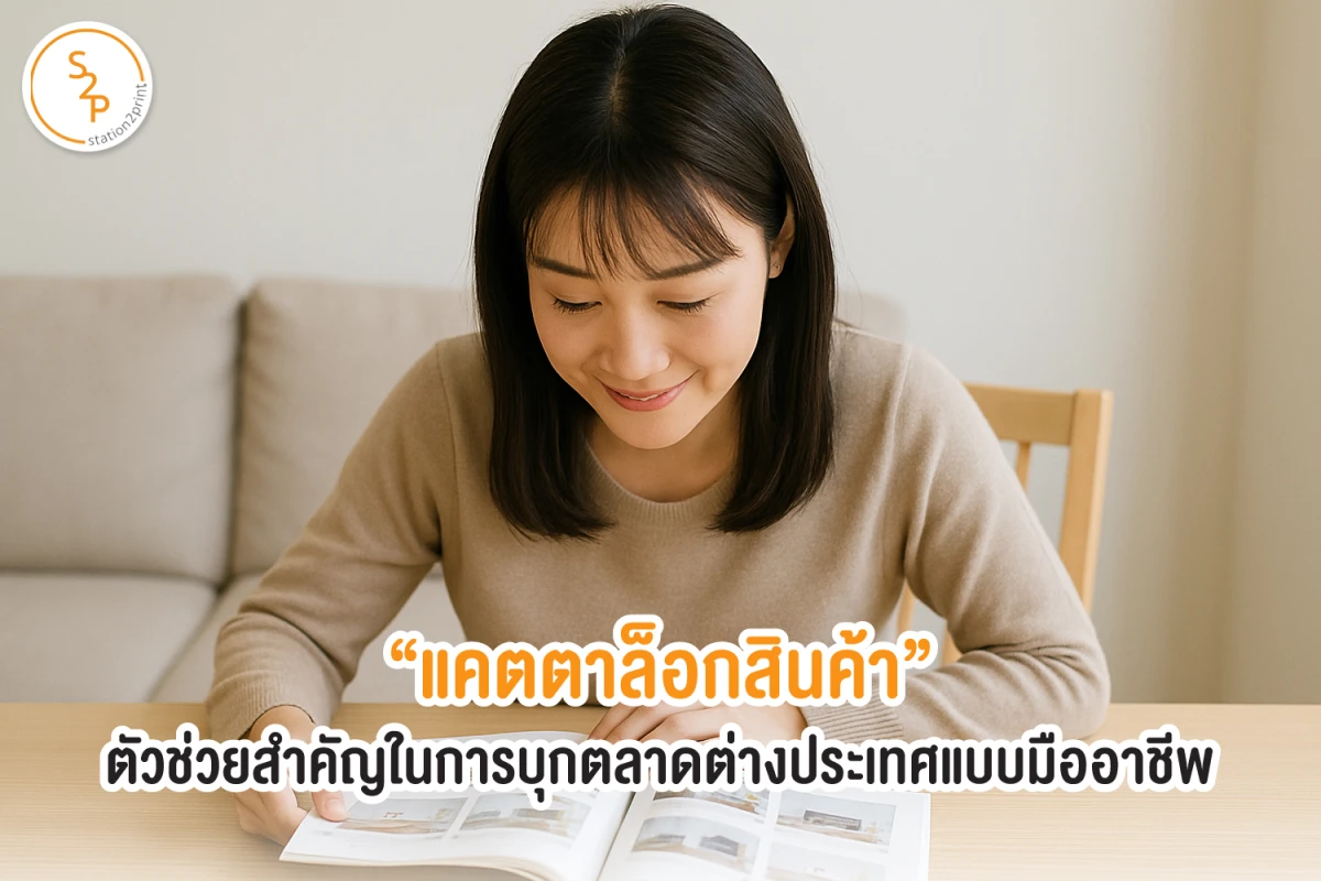 “แคตตาล็อกสินค้า” ตัวช่วยสำคัญในการบุกตลาดต่างประเทศแบบมืออาชีพ