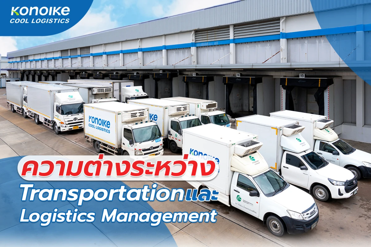 ความต่างระหว่าง Transportation และ Logistics Management