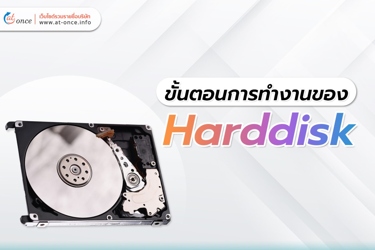 ขั้นตอนการทำงานของ Harddisk