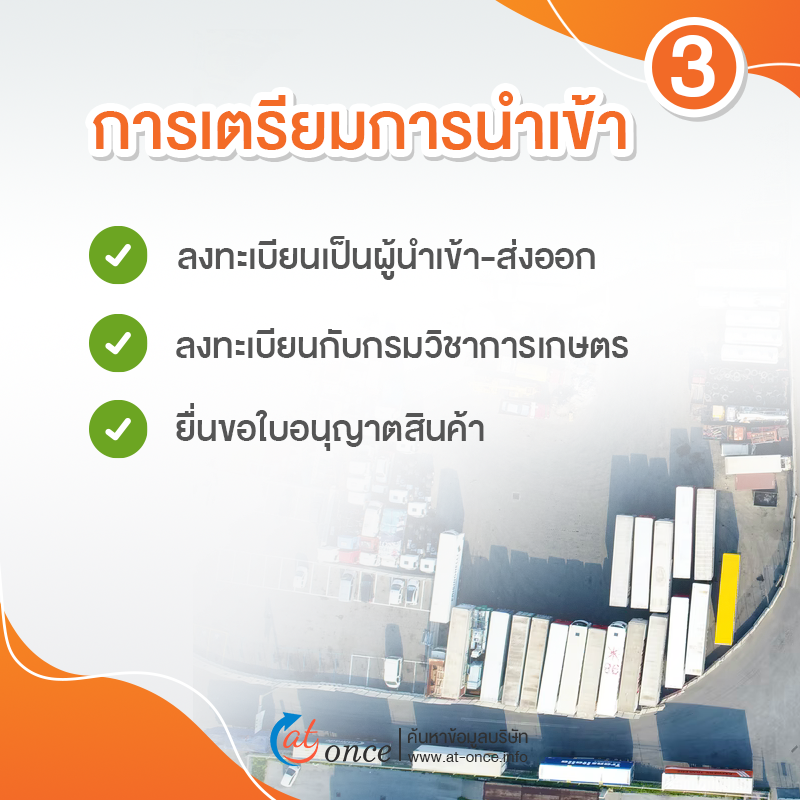 การเตรียมการนำเข้าต้นไม้