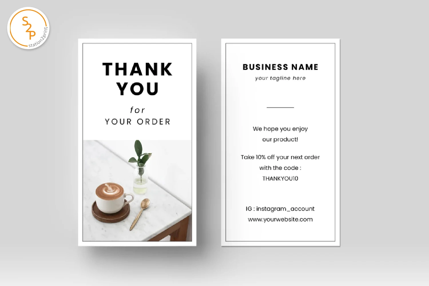 Thank You Card และการ์ดโปรโมชั่น เครื่องมือการตลาดที่ช่วยสร้าง Brand Loyalty