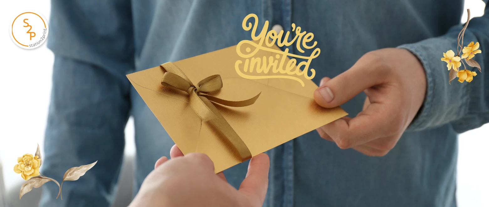 การ์ดเชิญ สิ่งพิมพ์สำคัญสำหรับงานเลี้ยงปีใหม่และคริสต์มาส