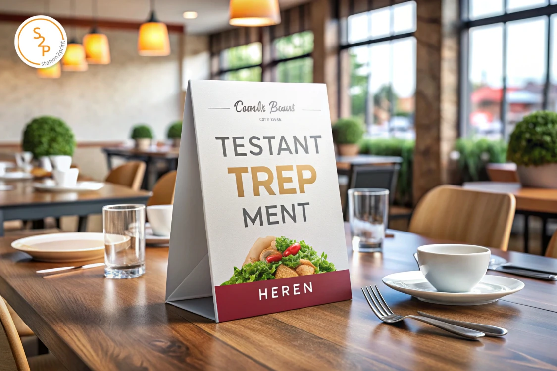 จัดโต๊ะร้านอาหารให้เข้ากับเทศกาล Tentcard และ Wobble ป้ายเด้ง ช่วยโปรโมทเมนูพิเศษ