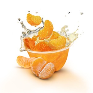 ผลไม้ในน้ำเชื่อมหวานน้อย