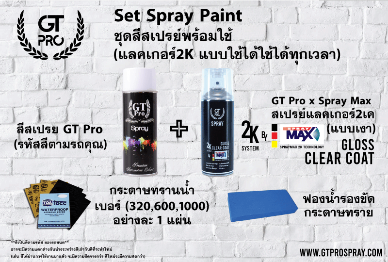 ชุดสีสเปรย์พร้อมใช้