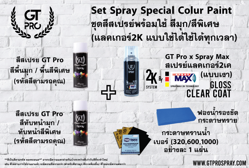 ชุดสีสเปรย์พร้อมใช้
