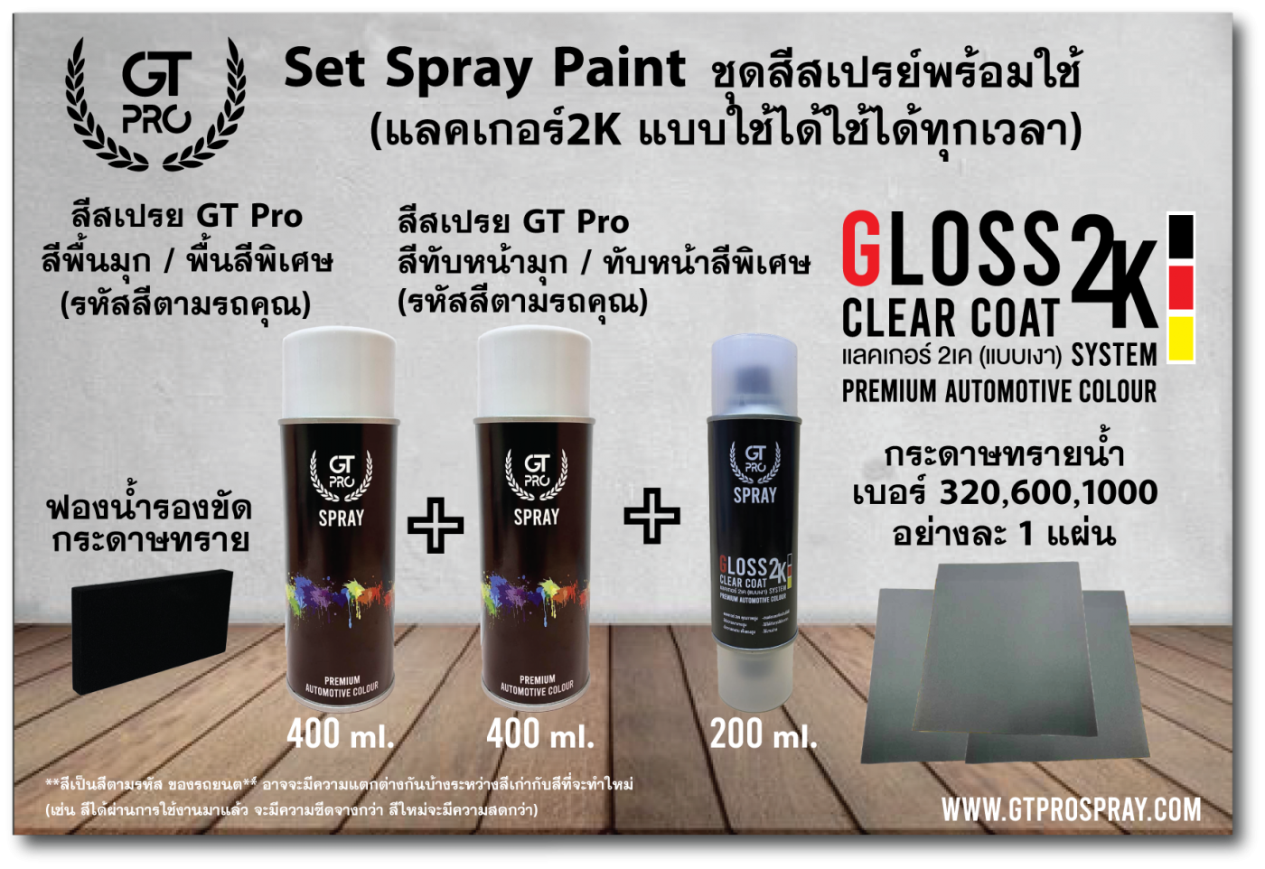 ชุดสีสเปรย์พร้อมใช้