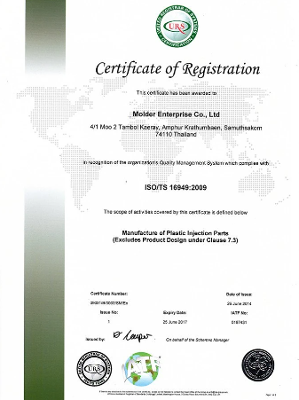 ใบรับรอง ISO