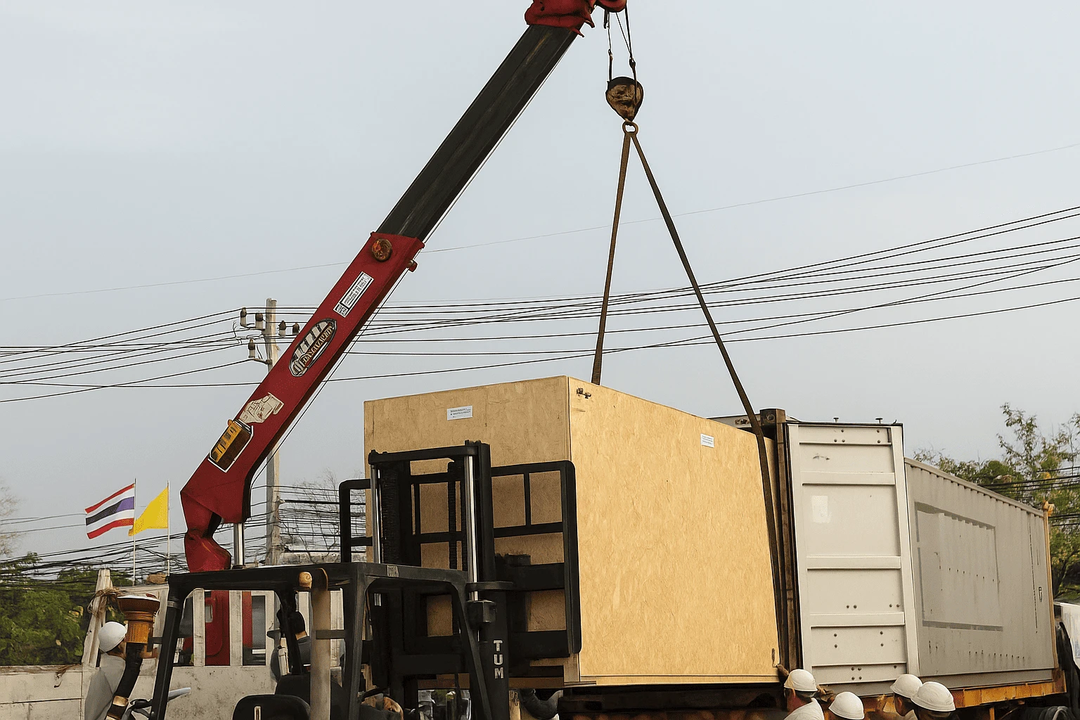 ขนย้ายเครื่องจักร