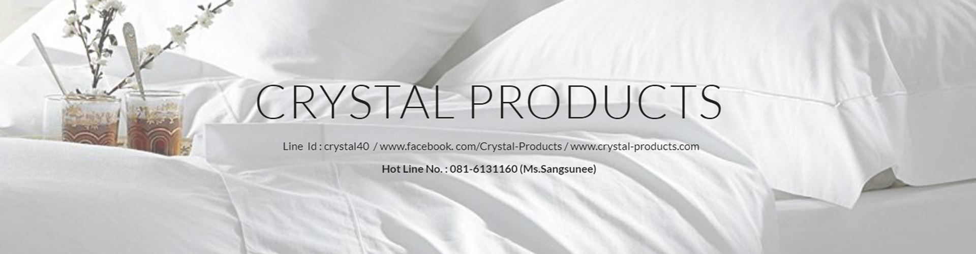 บริษัท คริสตัล โปรดักส์ จำกัด - Cover Image