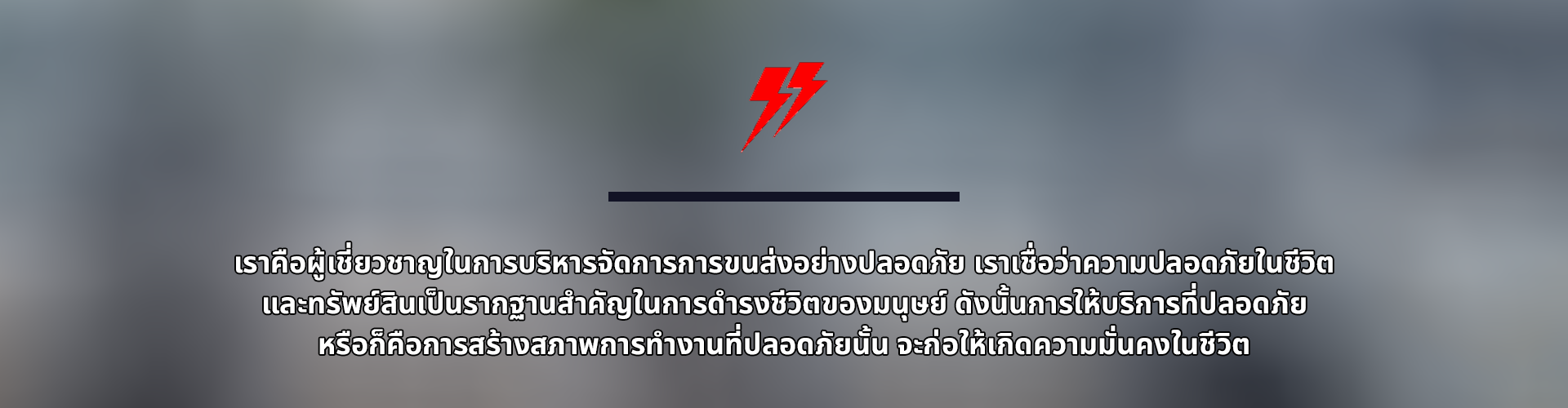 บริษัท ฟ้าแลบขนส่ง (ประเทศไทย) จำกัด - Cover Image